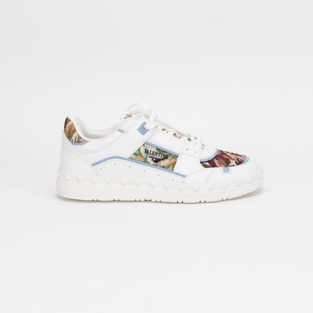 Valentino Garavani Men Freedots Low Top Sneakers White Multi Size 10 US/43 EU
